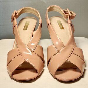 louise et cie Ladies Kalee Pickadilly Pink Block Heel Size 9W